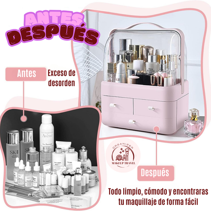 Organizador portátil de maquillaje multiuso MAKEUP TRAVEL ORGANIZER™