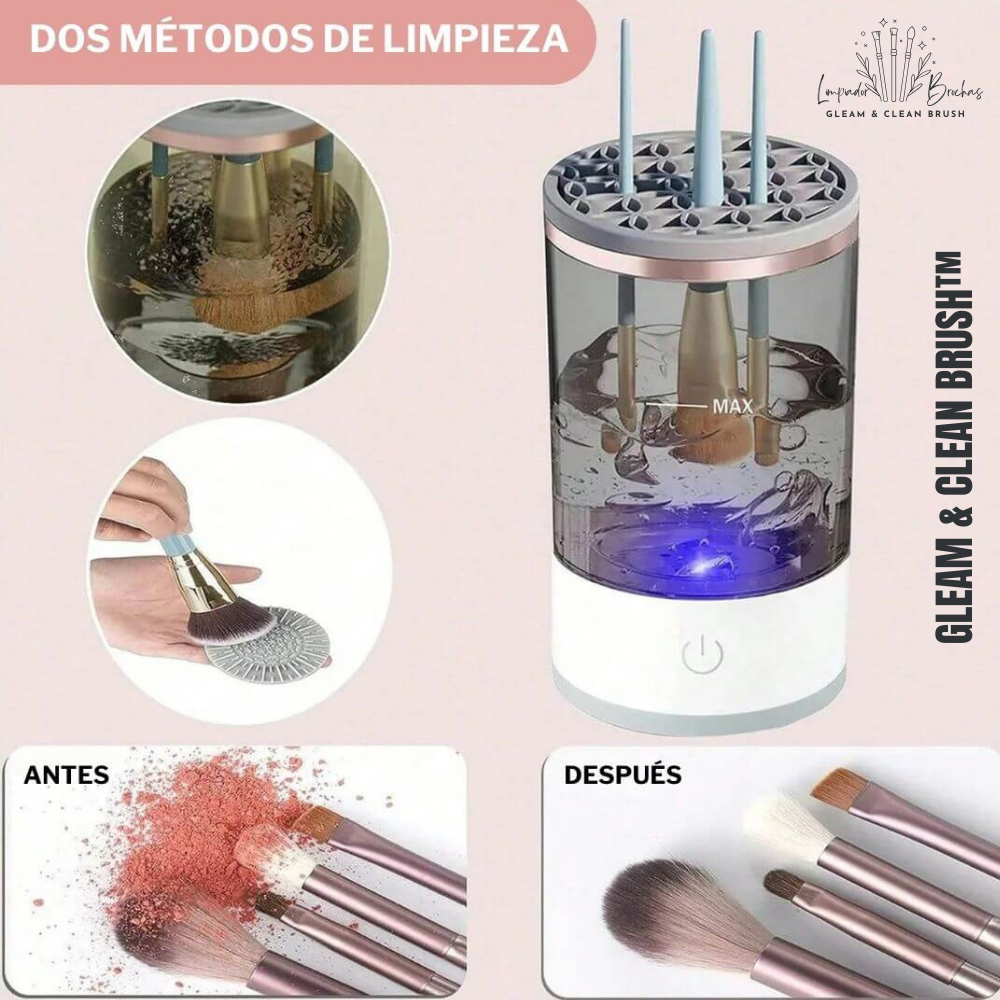 Limpiador brochas de maquillaje GLEAM & CLEAN BRUSH™