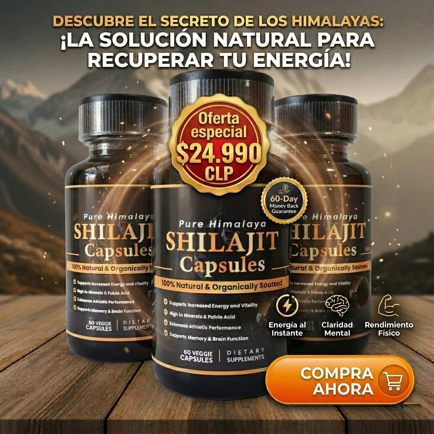 SHILAJIT (60 Capsulas)