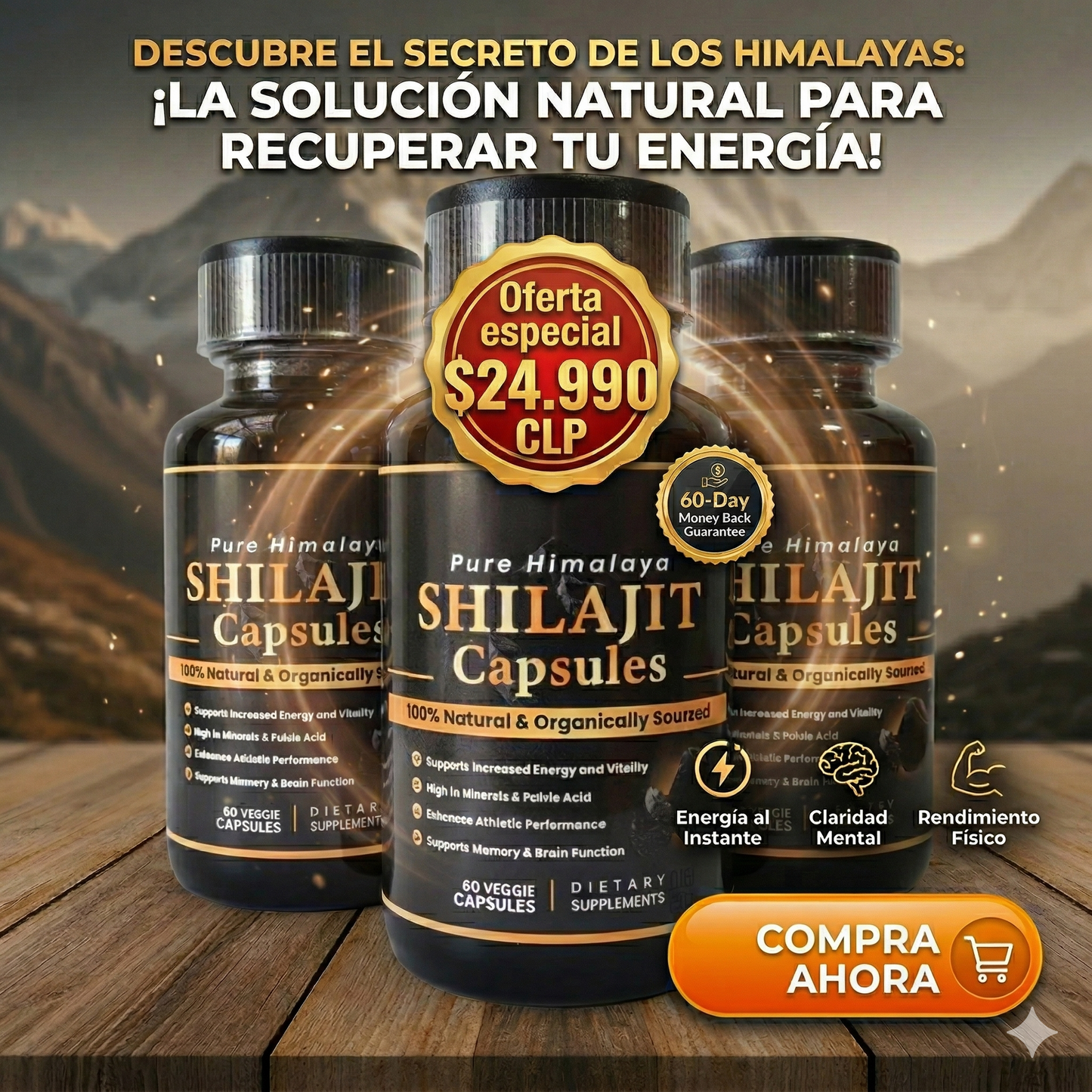 SHILAJIT (60 Capsulas)